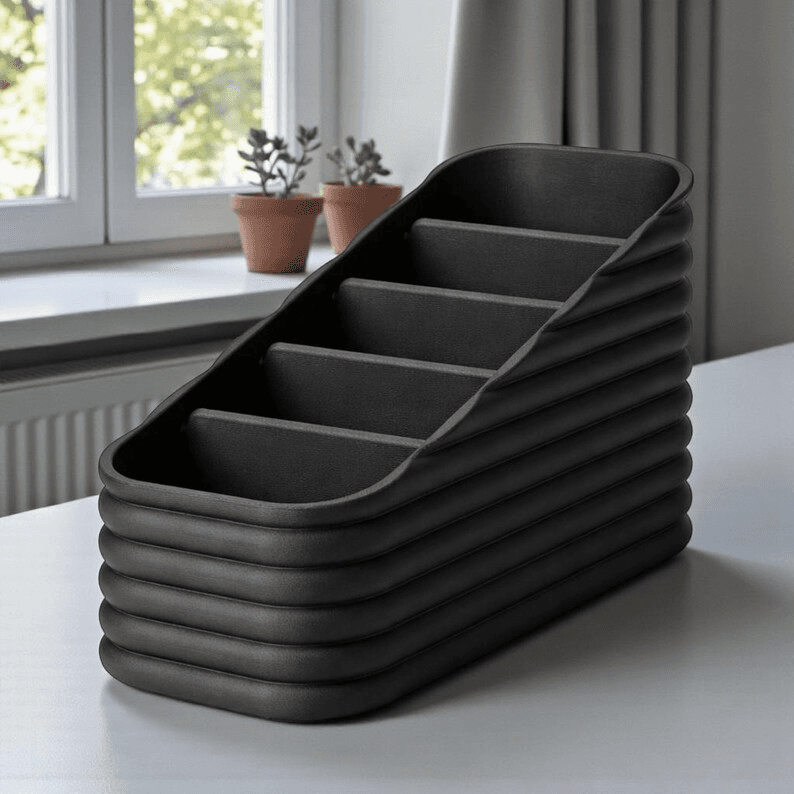 Multi Remote Control Organizer – Gaming Desk Storage Caddy