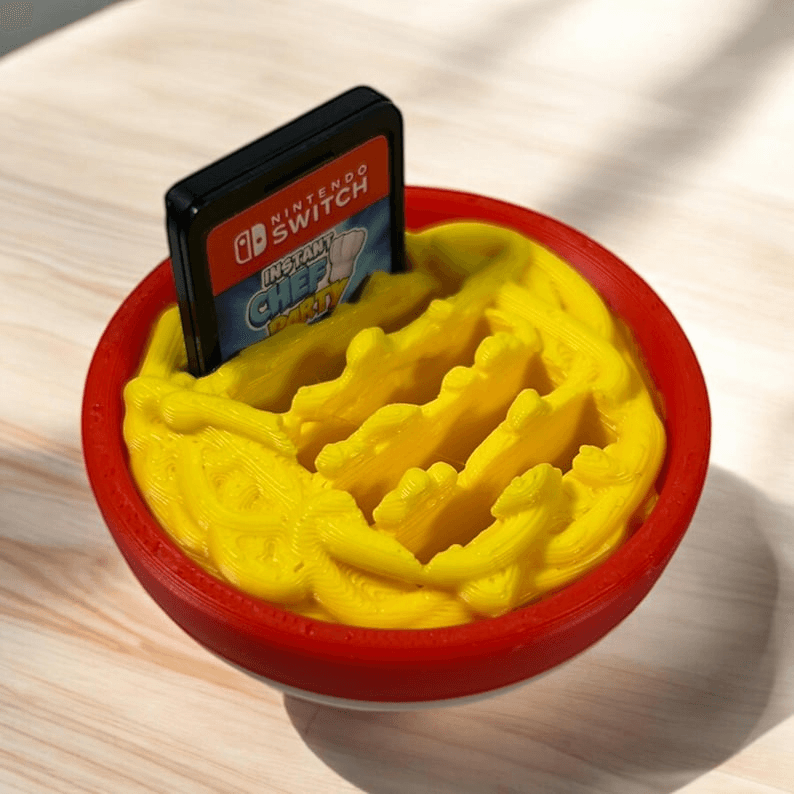Noodle Bowl Nintendo Switch Game Card Holder Stand