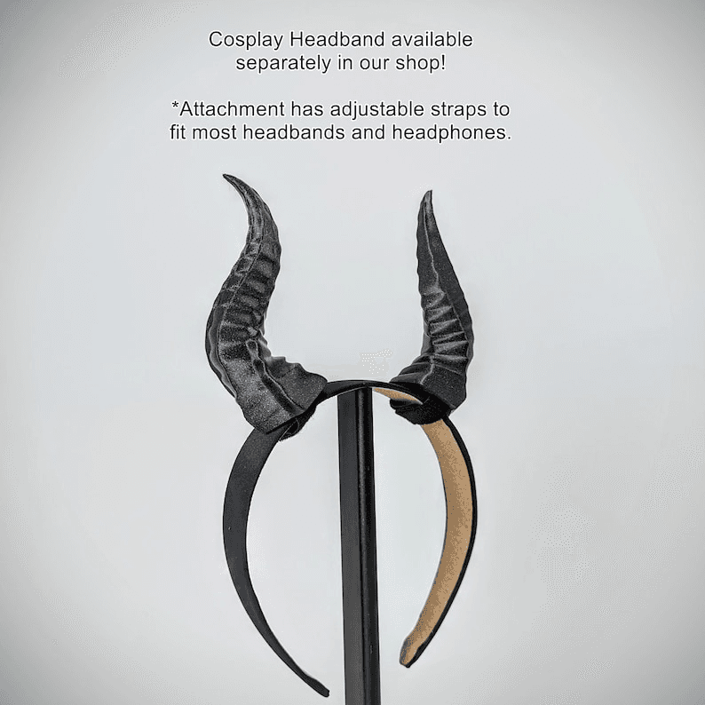 Devil Horns Clip-On Accessory for Gaming Headsets