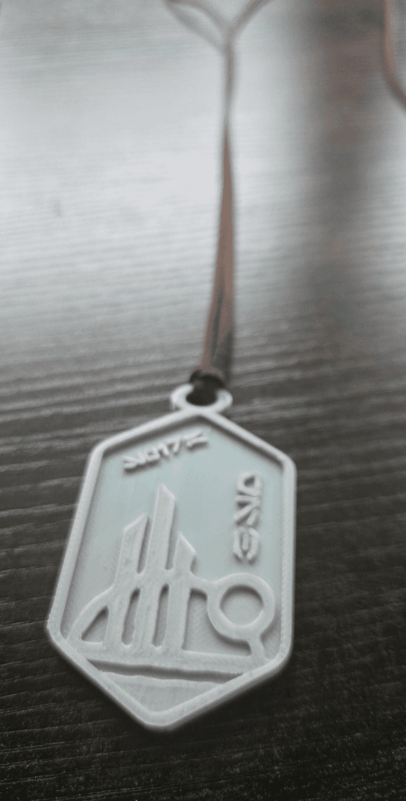 Batuu Inspired Spirit of Spira Fan Medallion Necklace
