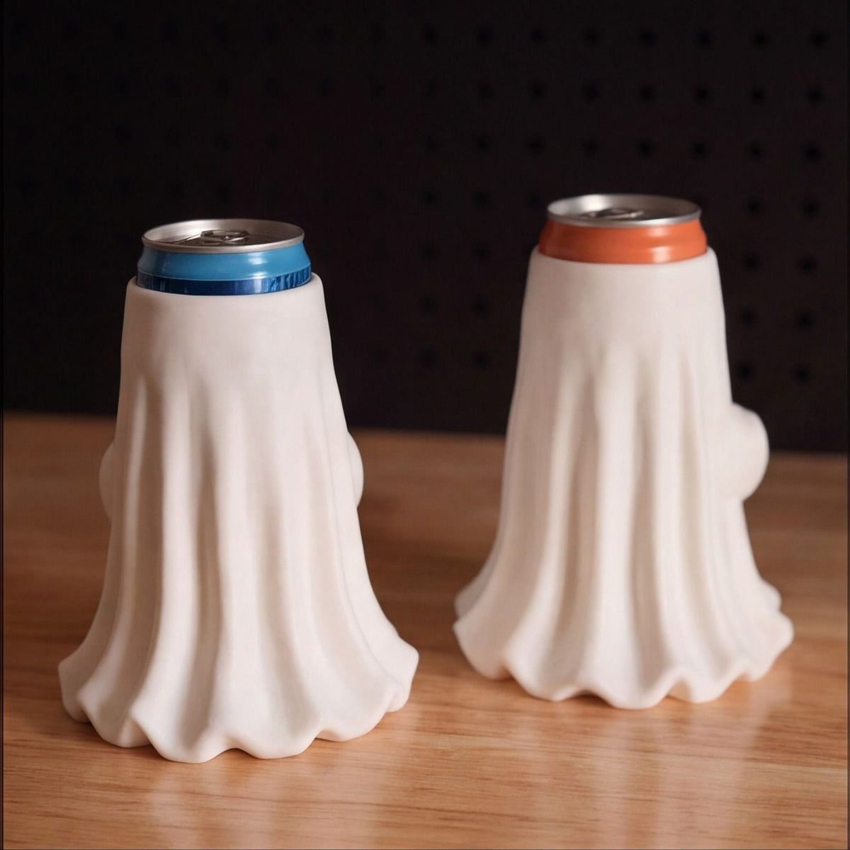 Ghost Buddy Can Holder – Spooky Boo-Inspired Drink Cooler