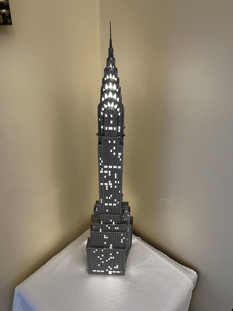 Chrysler Building Light-Up Miniature Model | NYC Landmark