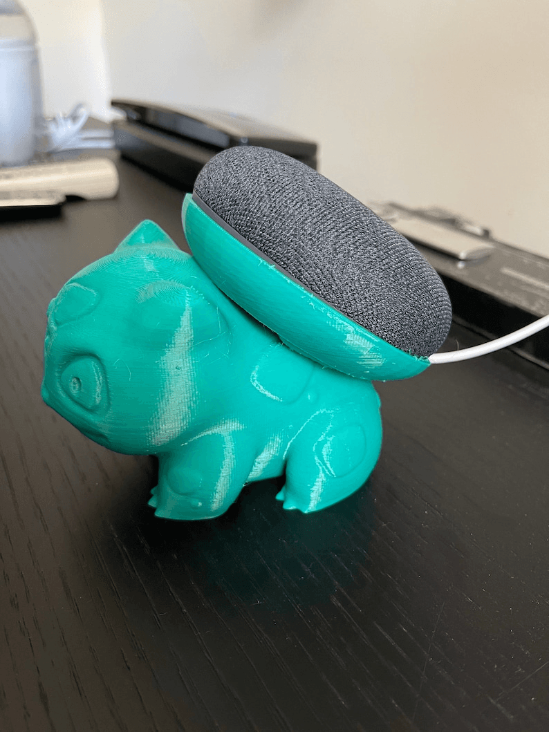 Bulbasaur-Inspired Google Nest Mini Stand & Holder