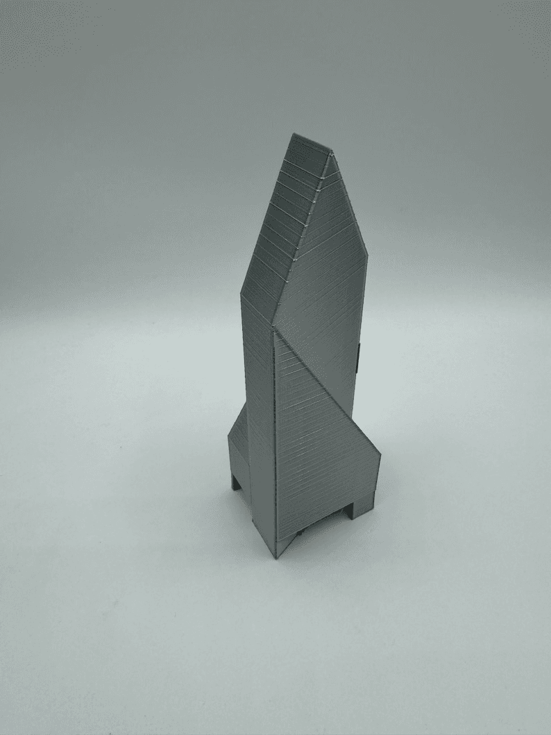 Fountain Place Inspired Skyscraper Tower Model
