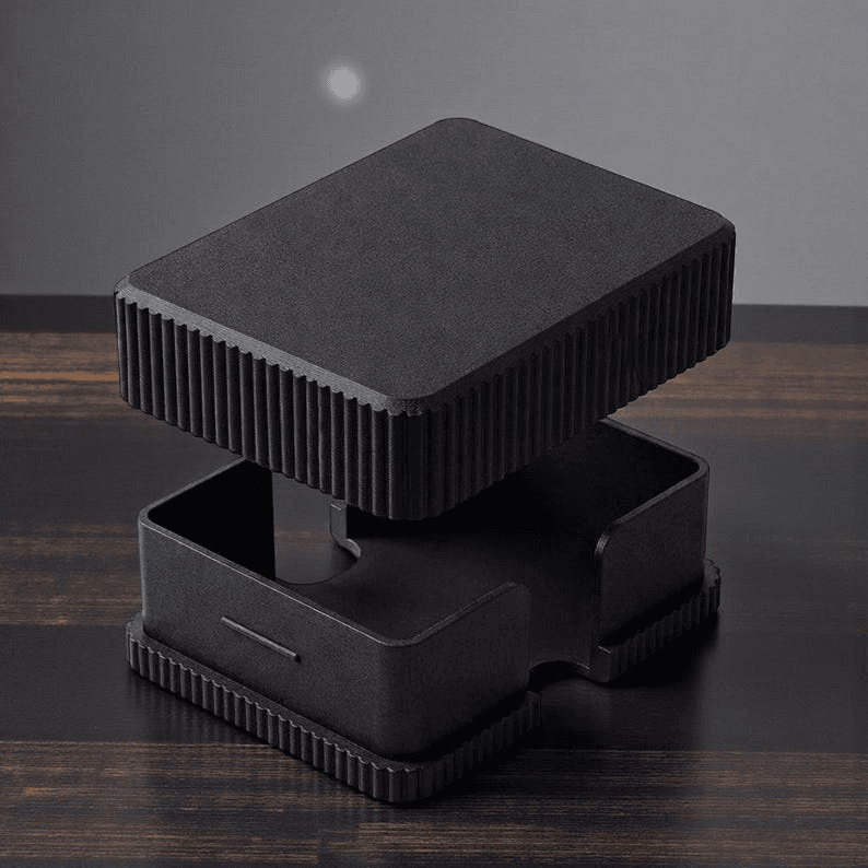 Minimalist Pixel-Style TCG Card Storage Box – 90 Card Deck Case