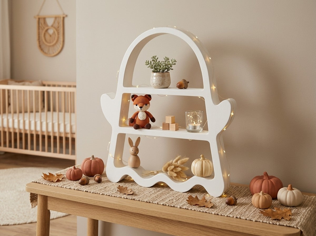 Ghost Shelf – Halloween-Inspired Tabletop & Wall Display