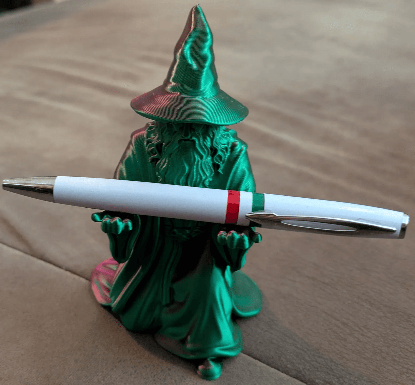 Gandalf-Inspired Wizard Pen Holder | LOTR Fan Gift