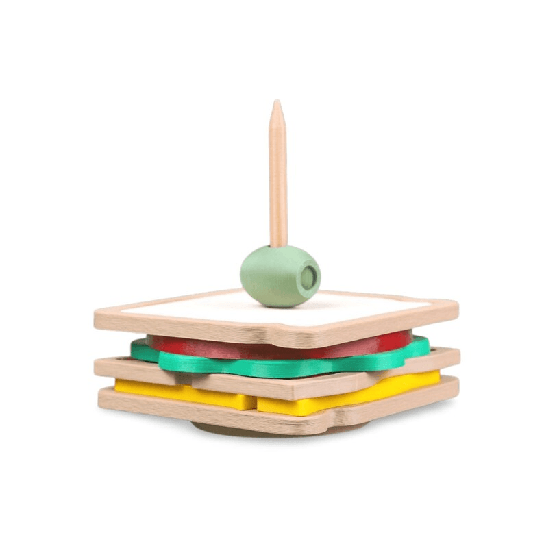 Funny Sandwich Coaster Set – 6 Piece Novelty Food Gift