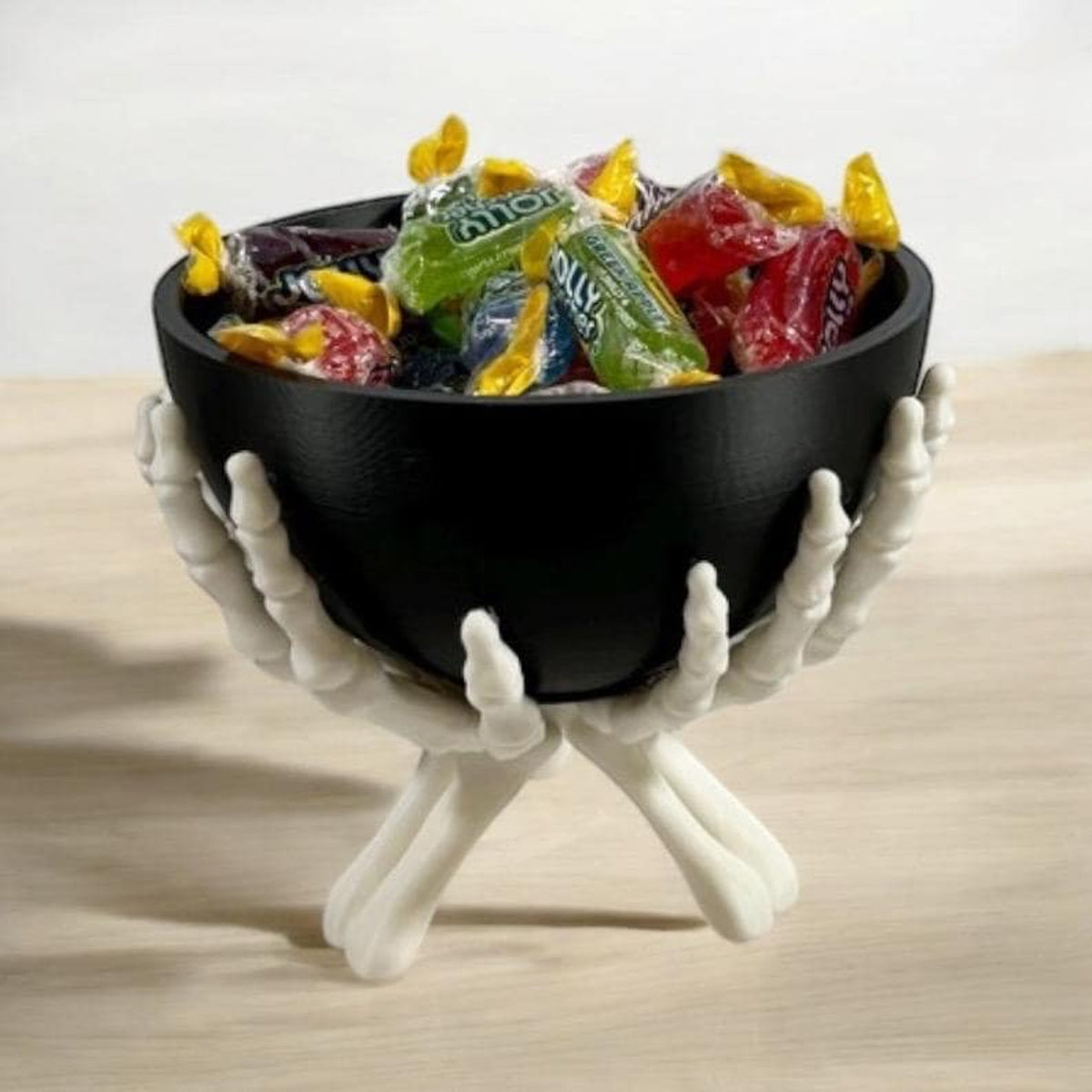 Skeleton Hands Halloween Candy Bowl – Spooky Gothic Decor