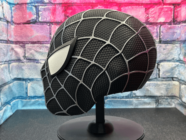 Spider-Man Black Suit Inspired Cosplay Helmet Mask