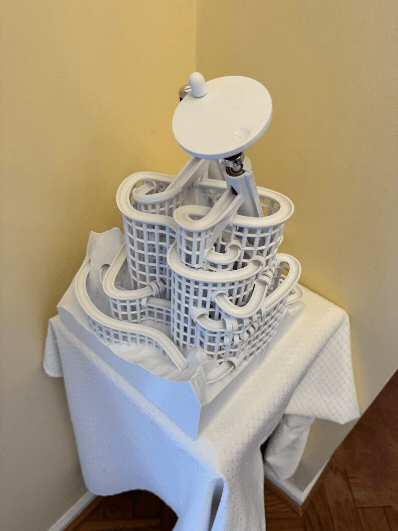 Marble Run Spiral Tower Horn Model – Digital STL Files