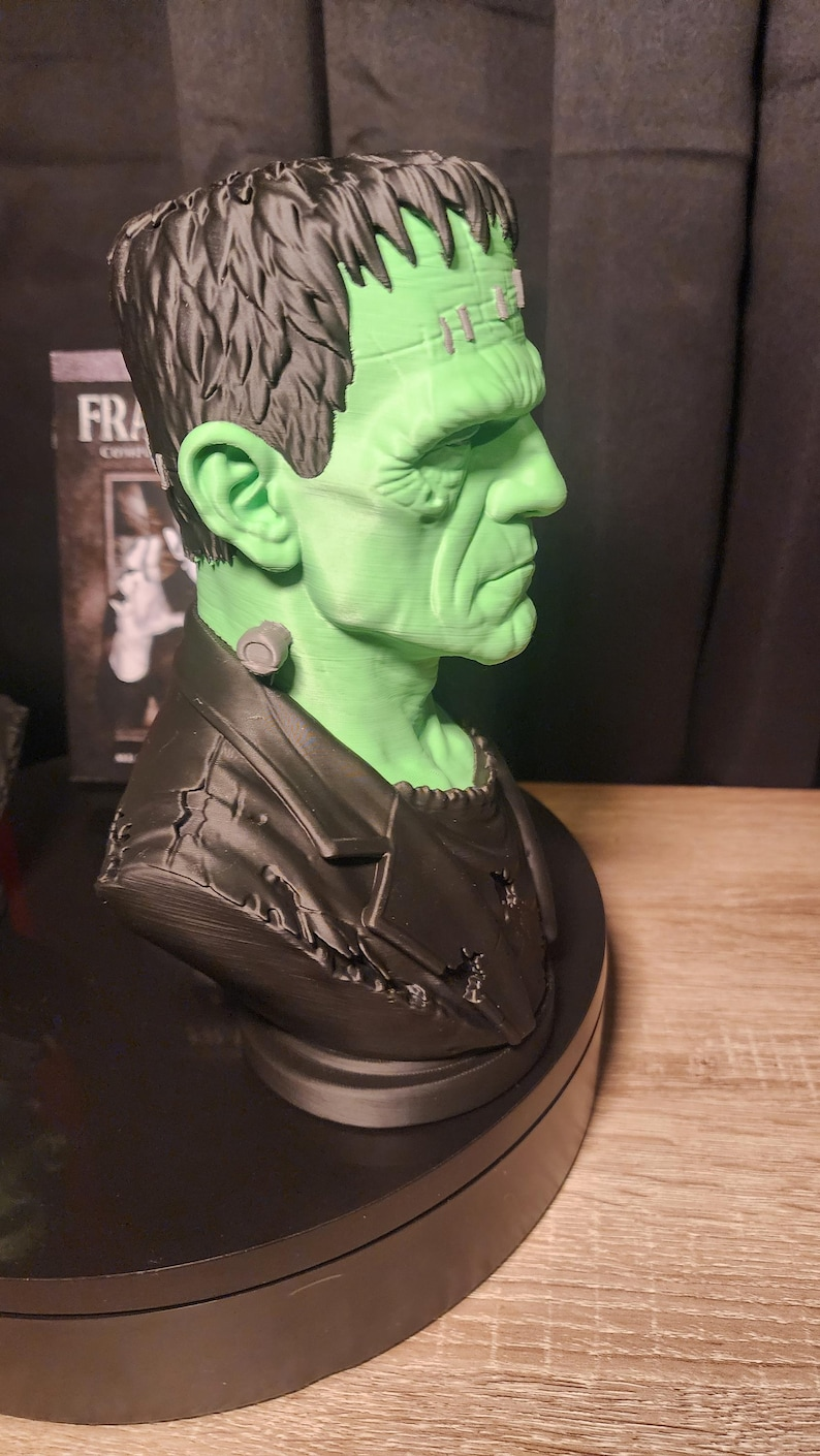Frankenstein Monster Inspired Bust – Classic Horror Fan Sculpture