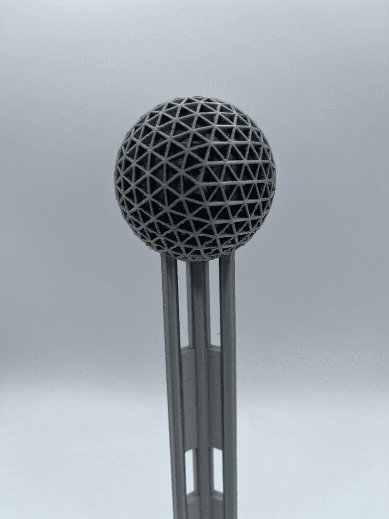 Reunion Tower Inspired Dallas Landmark Replica Model