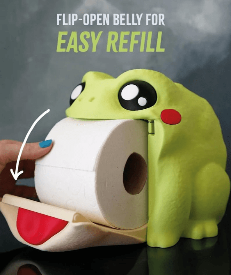 Frodrick the Froggy Toilet Paper & Tissue Dispenser