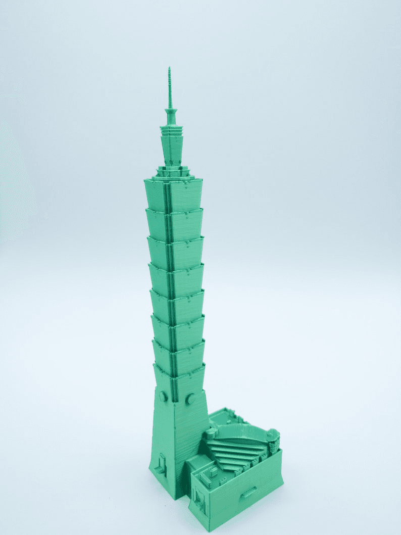 Taipei 101 Inspired Miniature Building Model – Desk Decor