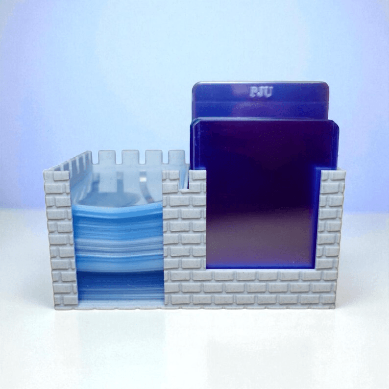 Castle TCG Organizer – Toploader & Sleeve Storage Box