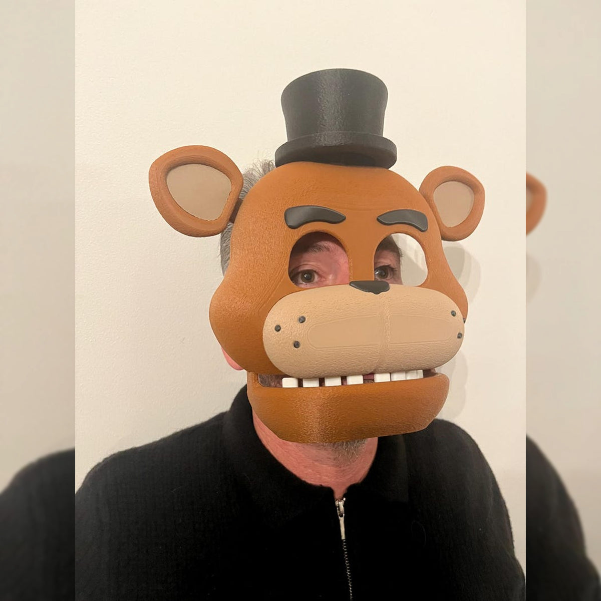 Freddy Fazbear Inspired Fan Cosplay Mask Accessory