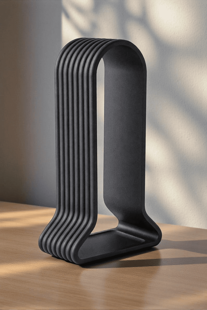 Modern Arch Headphone Stand | Minimalist Desk Organiser