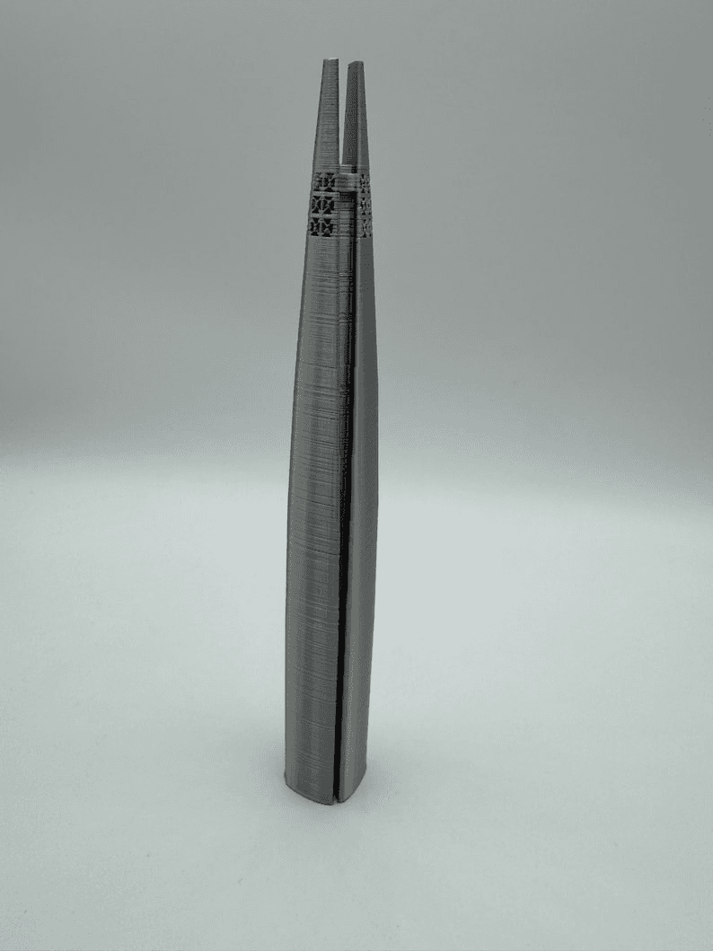 Lotte World Tower Inspired Miniature Seoul Skyline Model