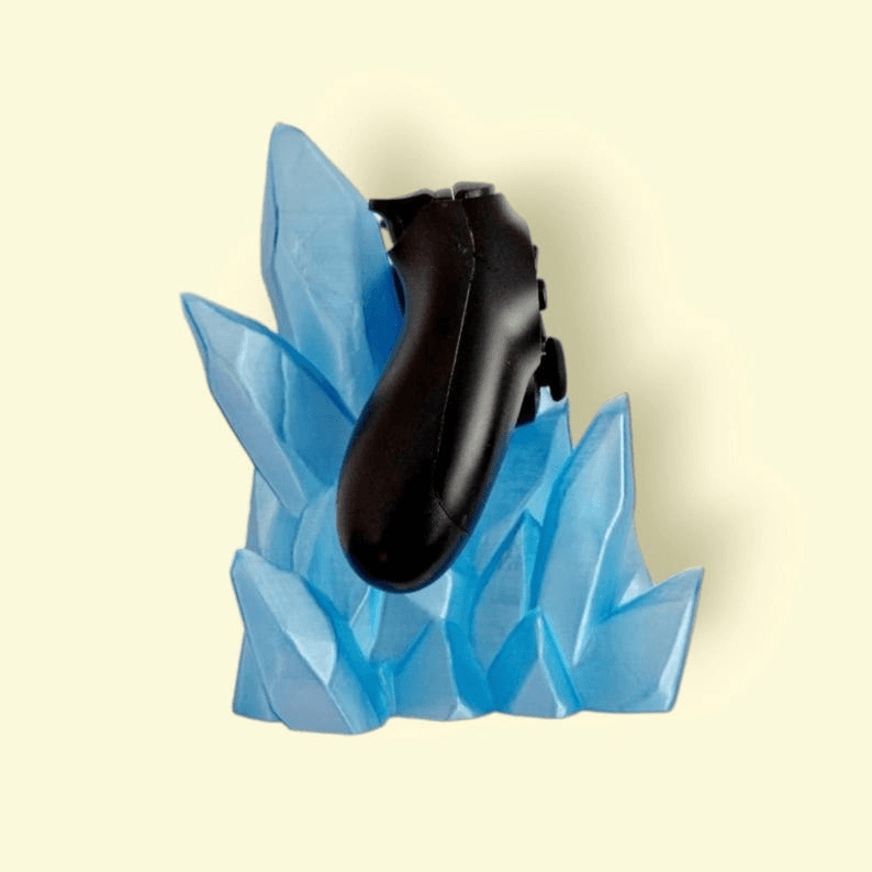 Crystal Cluster Tealight Holder – Geode-Inspired Gaming Decor