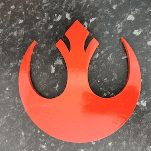 Star Wars Inspired Rebel Alliance Symbol Wall Art Decor