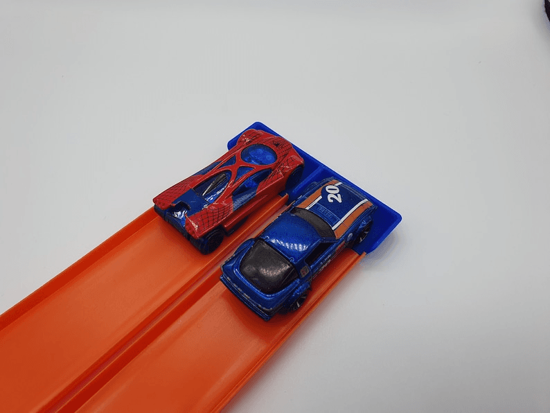 Custom Hot Tracks-Style End Stop Connector for Toy Cars