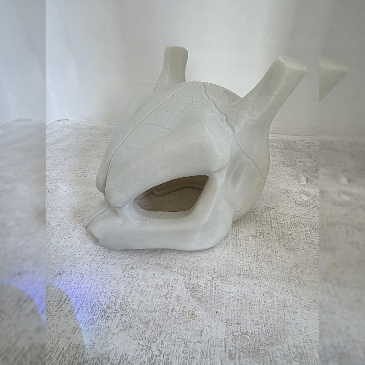 Mewtwo-Inspired Skull Bust | Pokémon Fan Collectible
