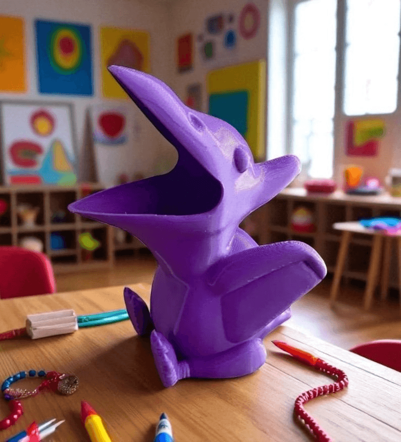 Pterodactyl Dinosaur Pen Holder & Pencil Cup Organiser