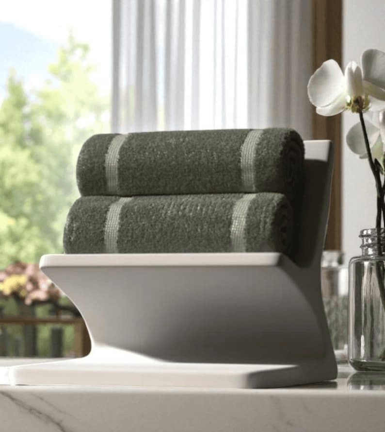 Minimalist Arc Small Towel Holder & Countertop Stand