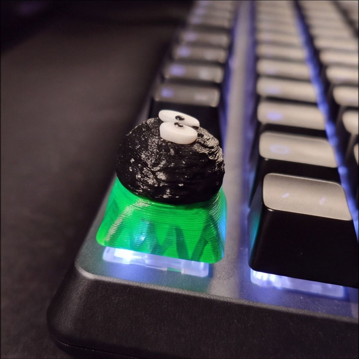 Soot Sprite Artisan Keycap – Susuwatari Inspired Fan Gift