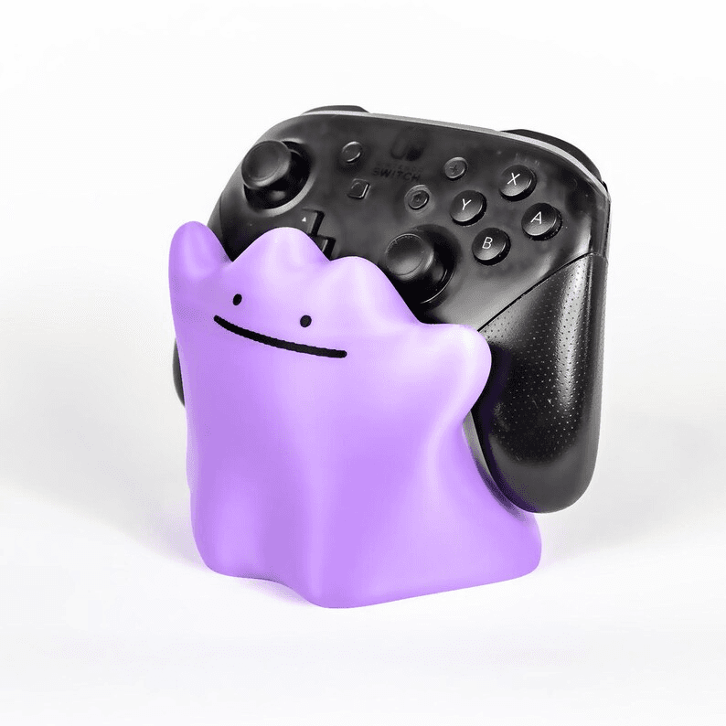 Ditto Inspired Controller Stand | Pokémon Fan Gaming Holder
