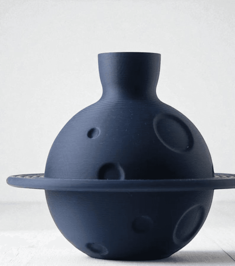Space-Inspired Planet Vase | Cosmic Saturn Flower Vase