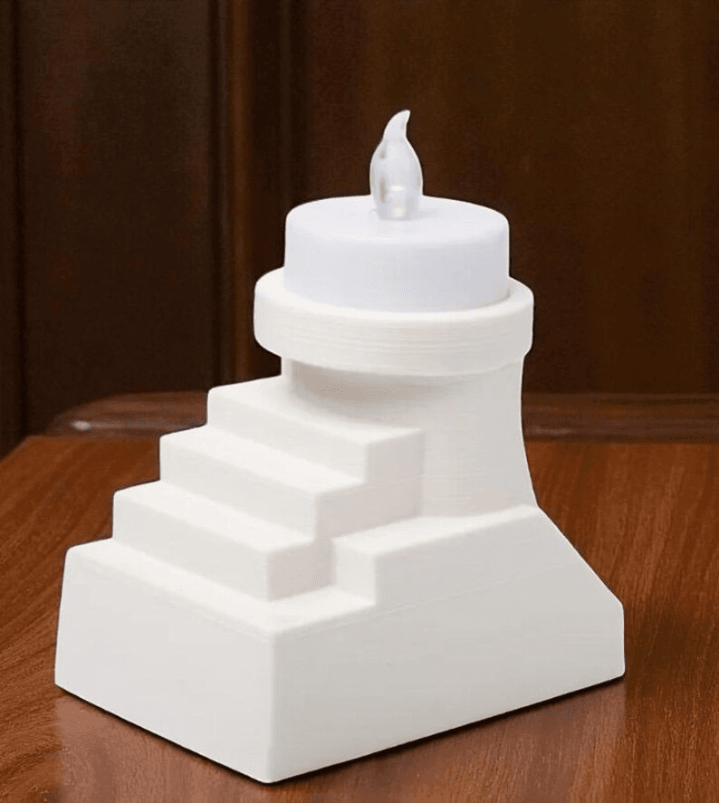 Ancient Mayan Inspired Tea Light Holder Set – Aztec Style