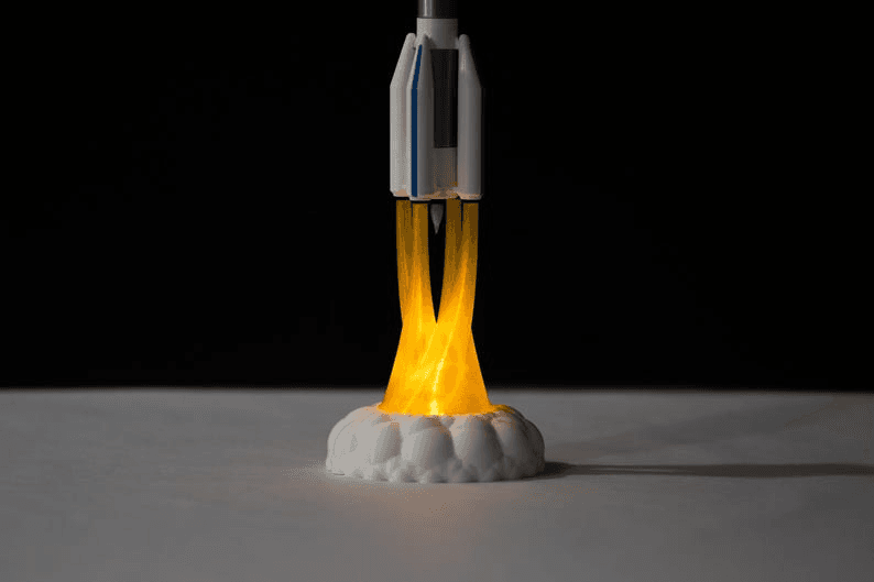 Ariane 6 Inspired Rocket Lamp – ESA Space Novelty Light