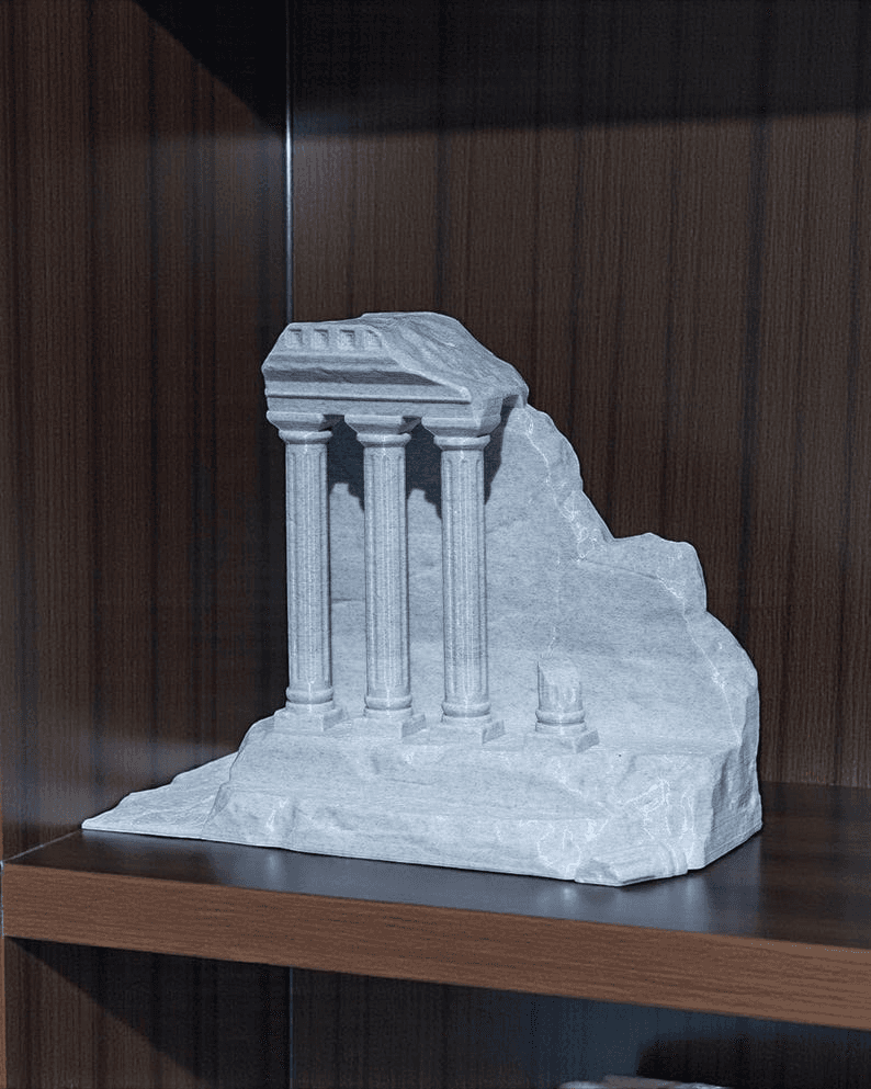 Roman Ruins Bookends | Classical Architecture Decor