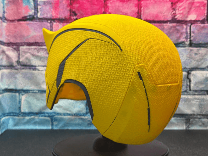 Daredevil Born Again Inspired Yellow Devil Helmet Mask