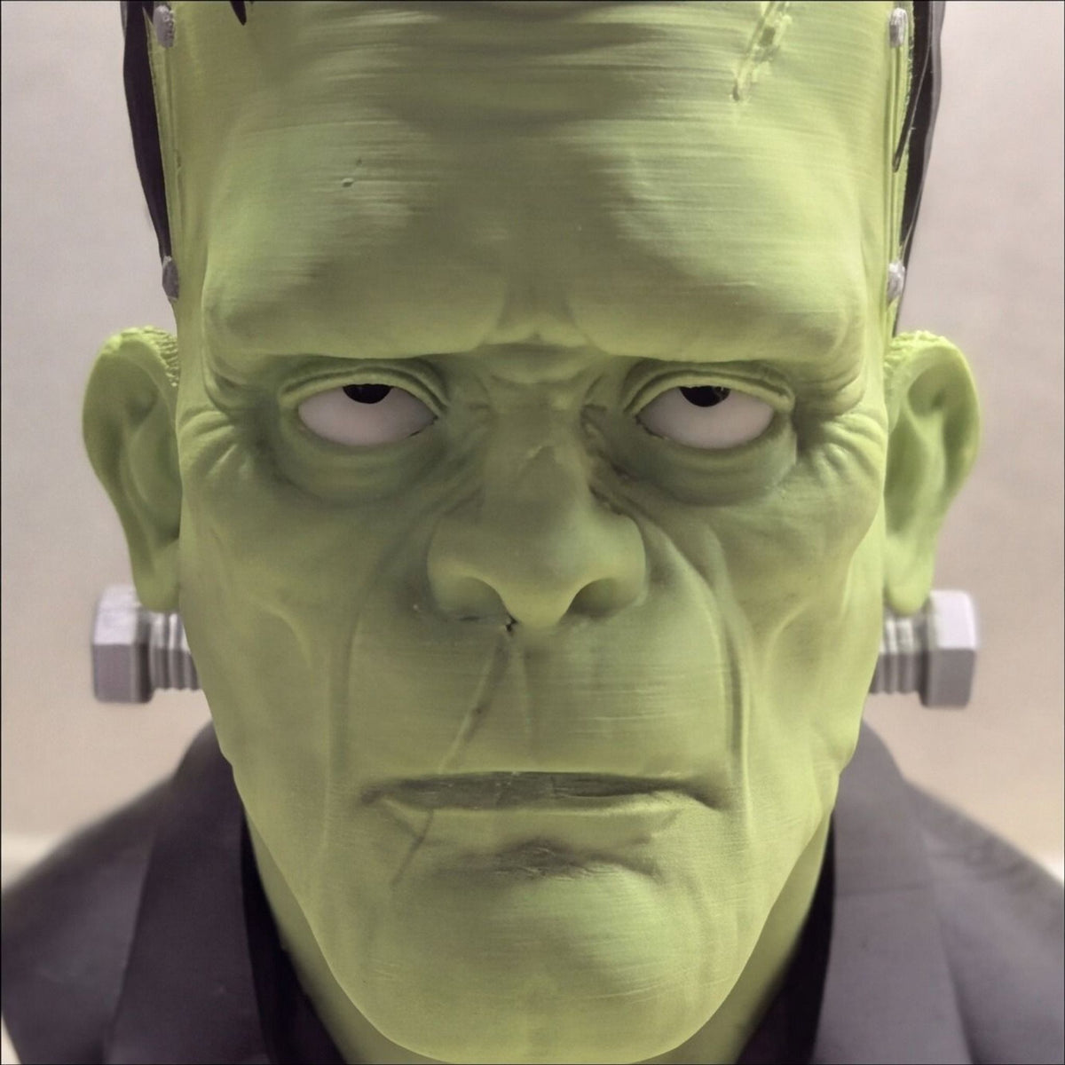Frankenstein Monster Bust Headphone Stand | Horror Desk Decor