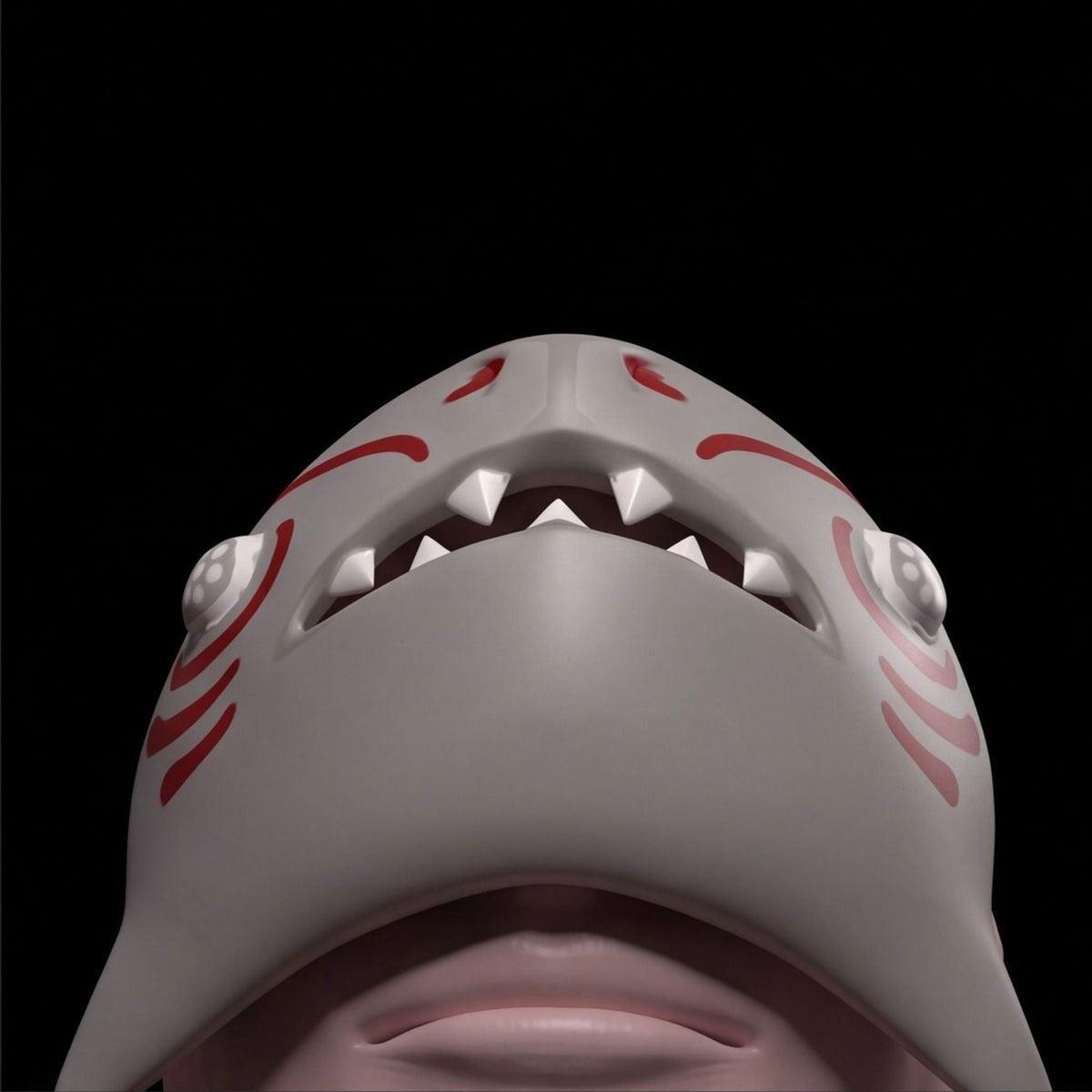 Splatoon 3 Shiver-Inspired Fan Art Cosplay Mask Kit