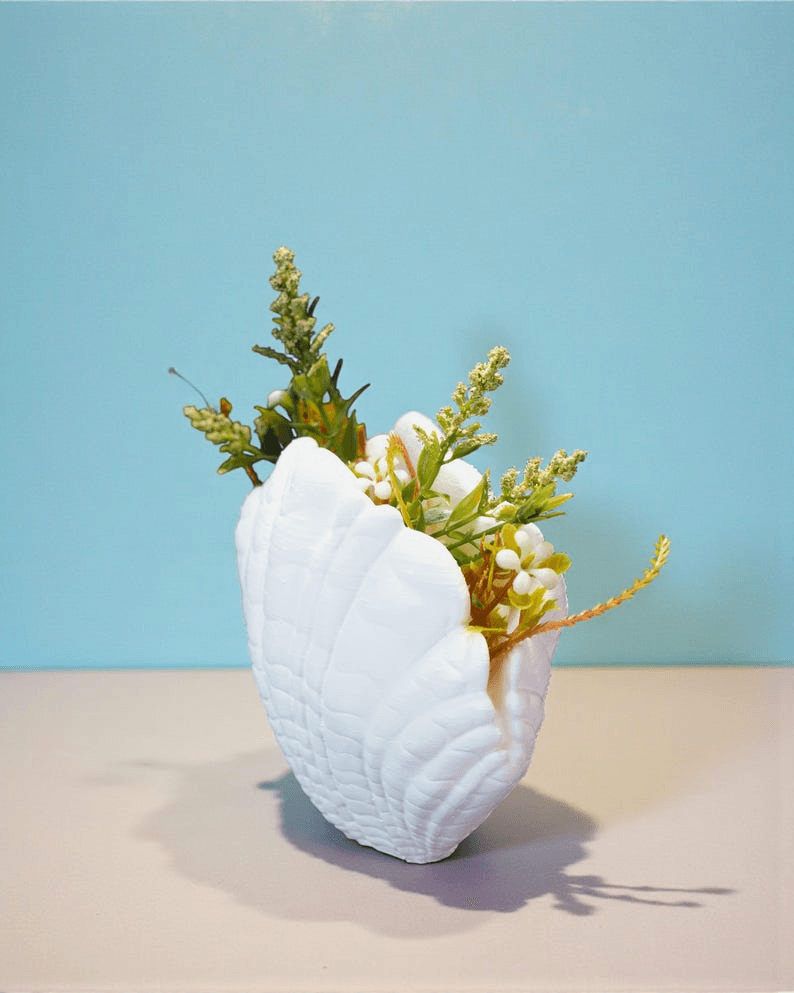 Seashell Mini Vase | Ocean-Inspired Shell Flower Holder