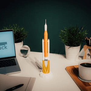 Artemis SLS Rocket Lamp – NASA-Inspired Space Desk Light