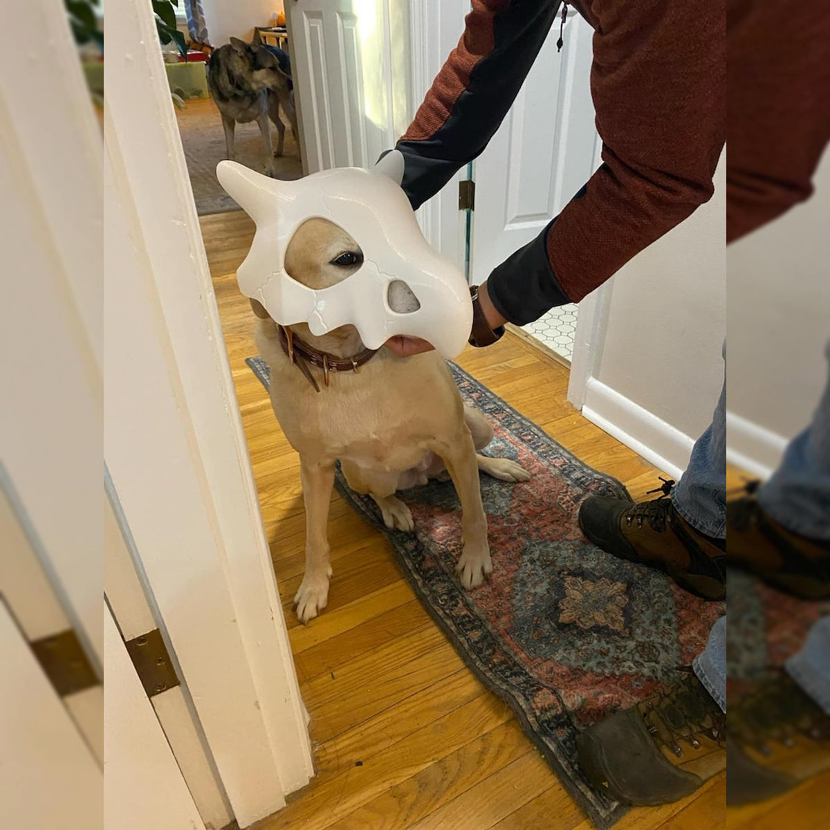 Cubone-Inspired Skull Mask Wearable Cosplay Replica