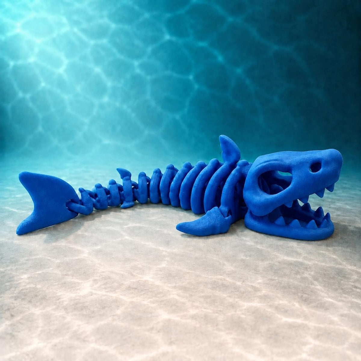 Articulated Skeleton Shark Fidget Toy – Poseable Desk Decor