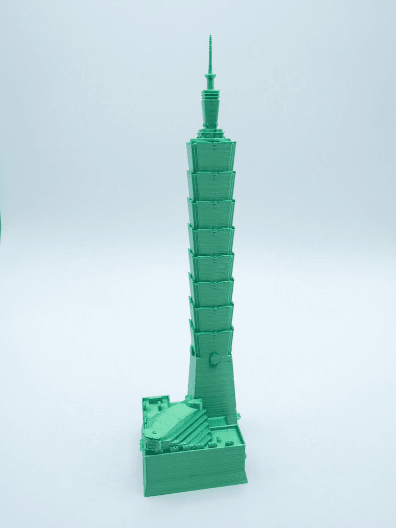 Taipei 101 Inspired Miniature Building Model – Desk Decor