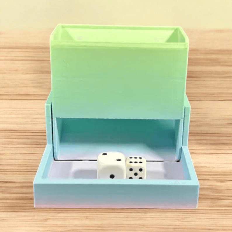 Compact Folding Dice Tower – Portable Tabletop RPG Roller