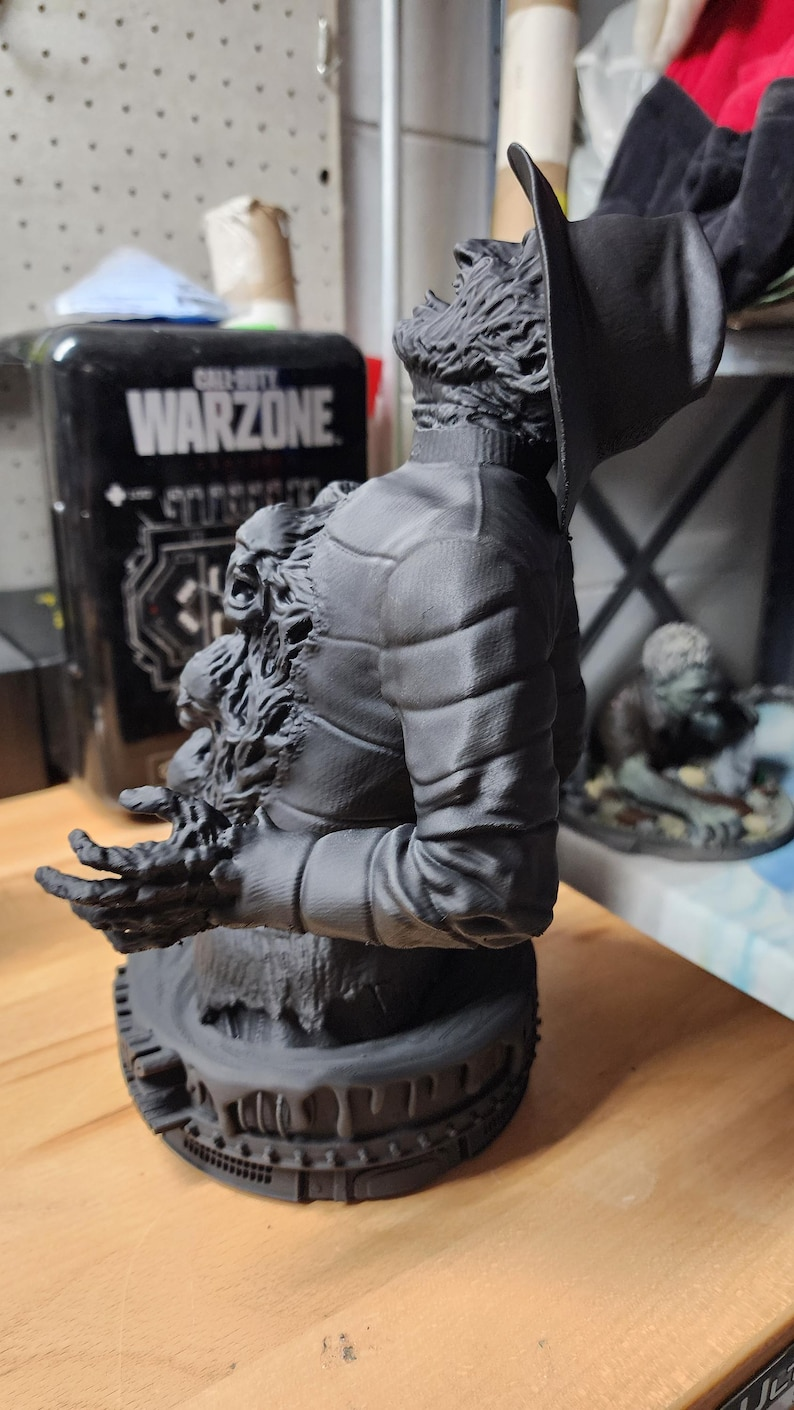 Freddy Krueger Inspired Fan Art Bookend Statue