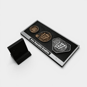 New Republic Credits Inspired Coin Set with Display Stand