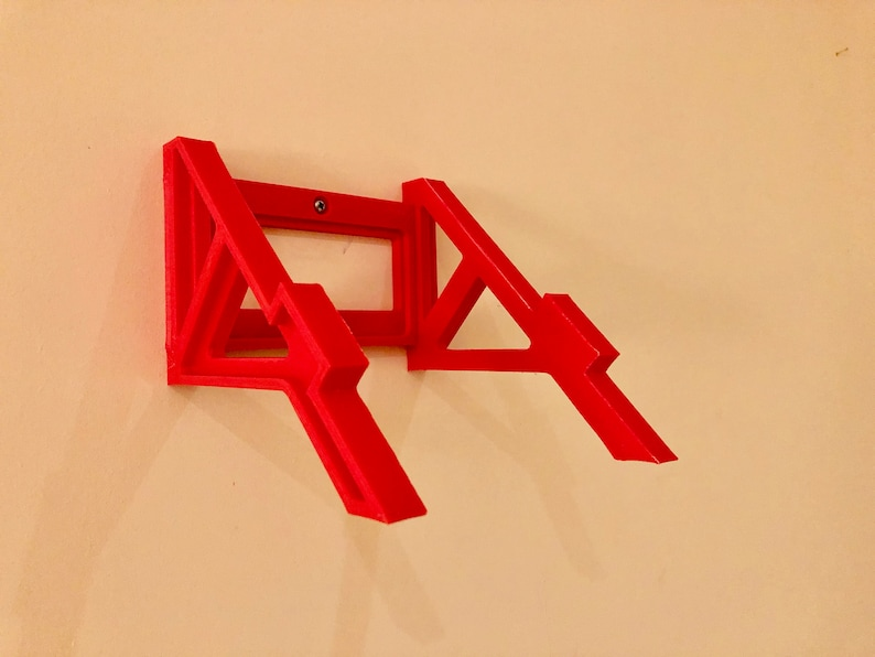 STL Wall Mount for Porsche-Inspired LEGO Technic Display