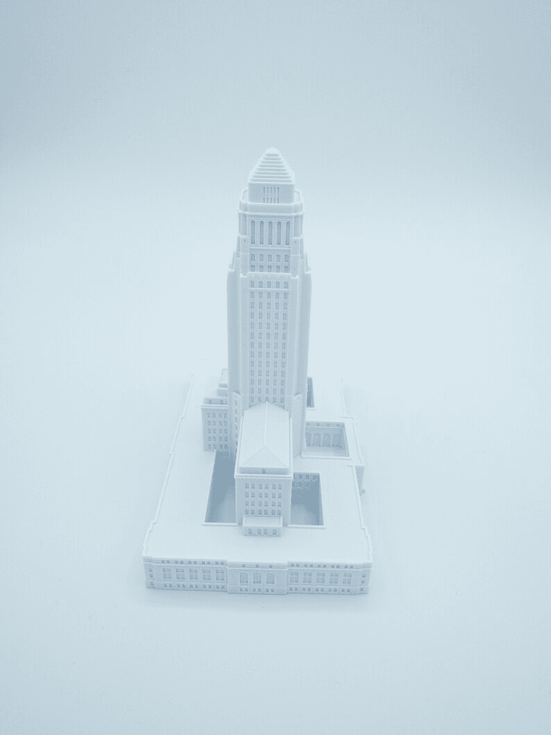 Vienna Rathaus Inspired Gothic City Hall Miniature Model