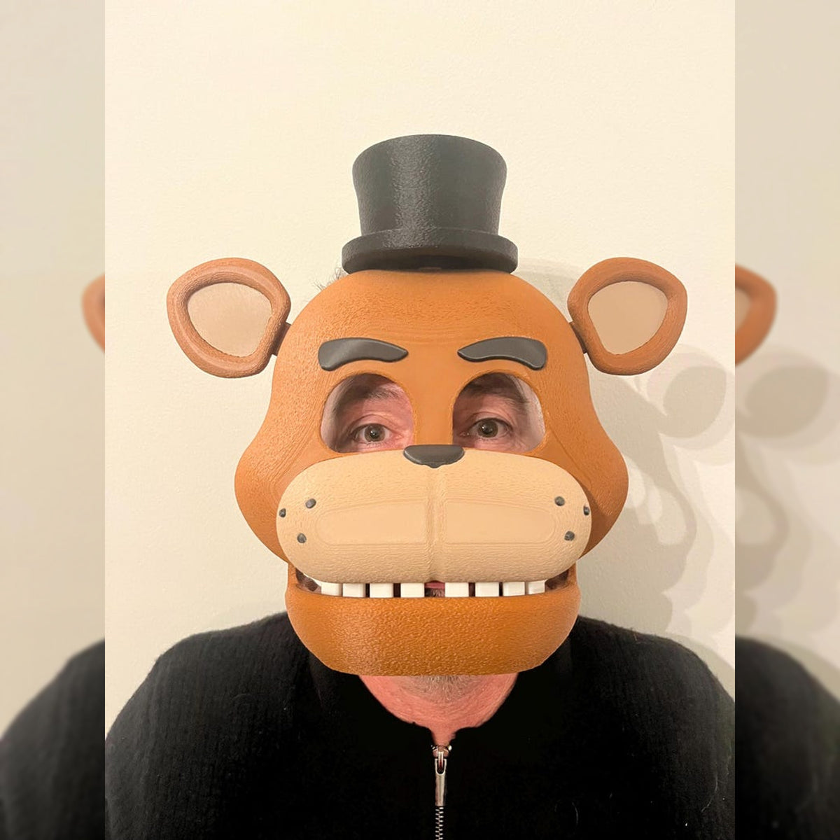 Freddy Fazbear Inspired Fan Cosplay Mask Accessory