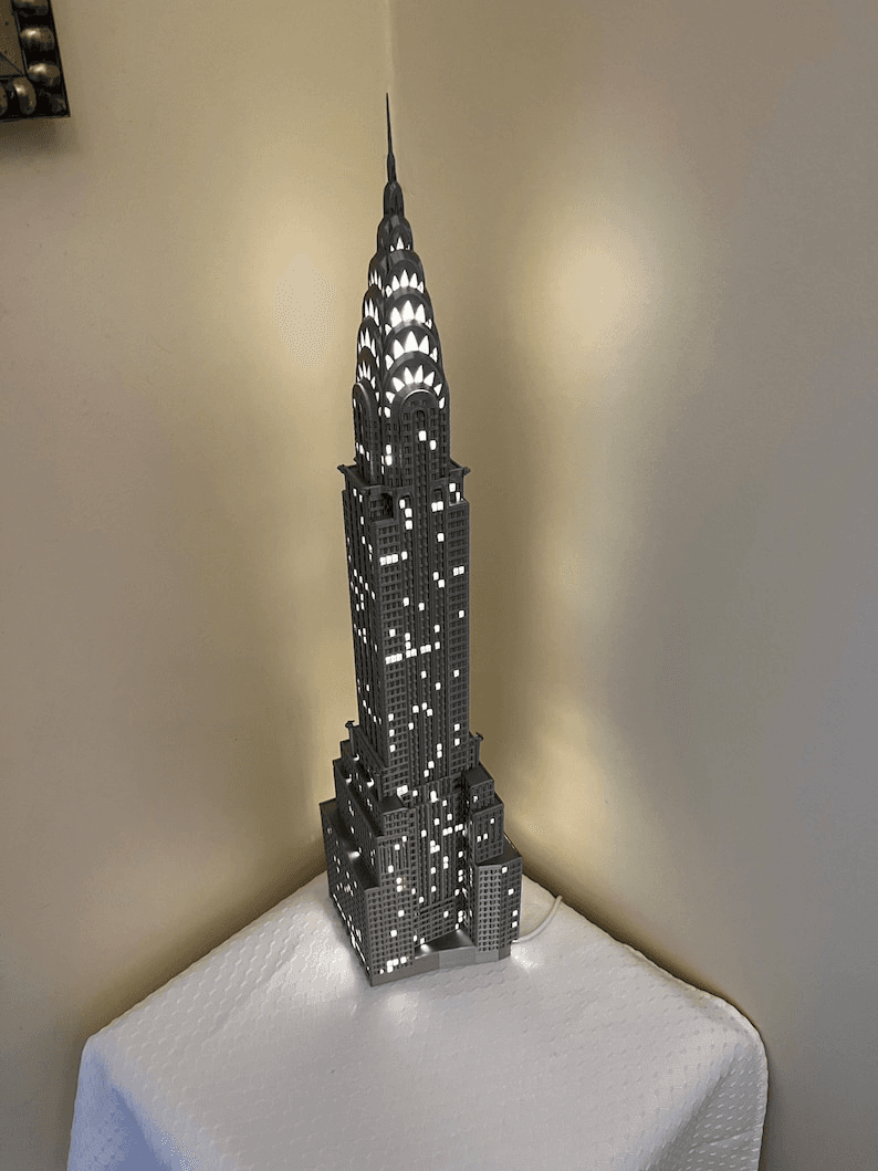 Chrysler Building Light-Up Miniature Model | NYC Landmark